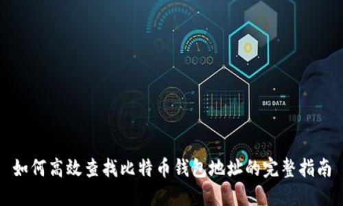 如何高效查找比特币钱包地址的完整指南
