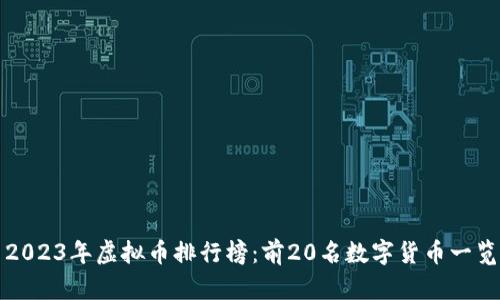 2023年虚拟币排行榜：前20名数字货币一览